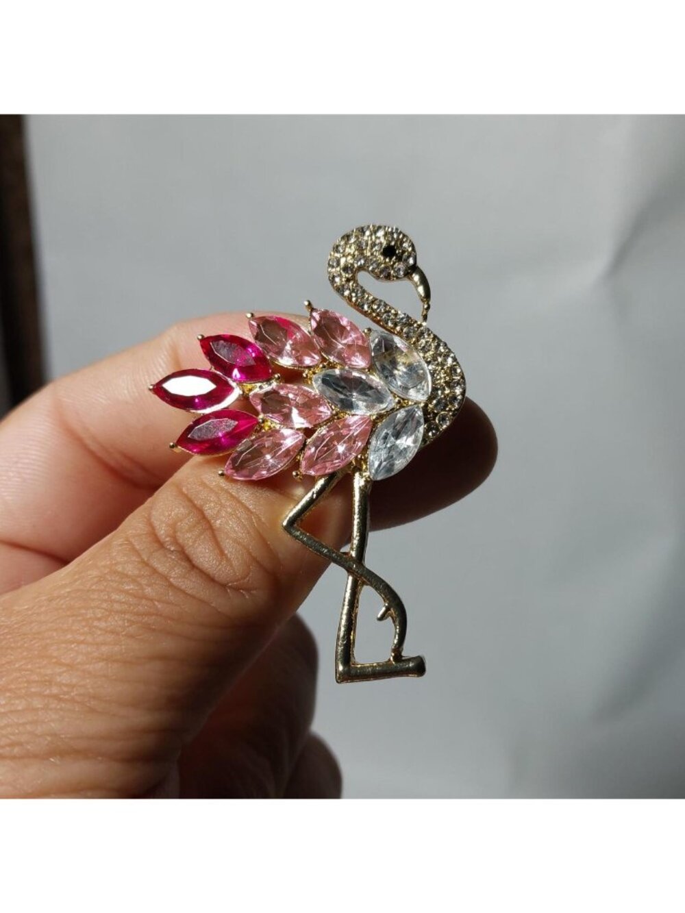 Multi Coloured Rhinestone Animal Brooches - Picture 5 of 7